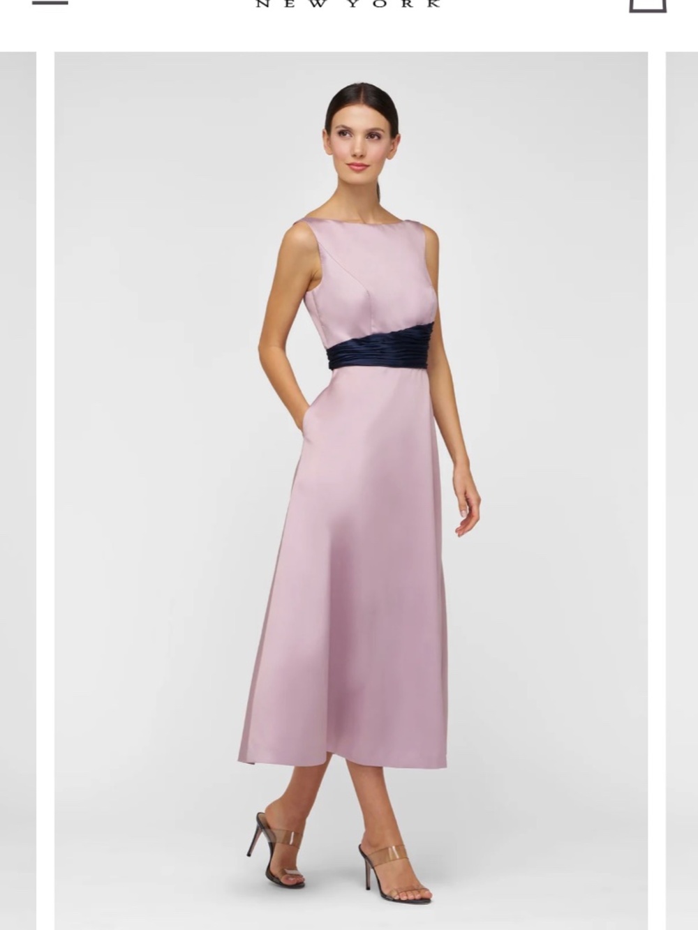 Kay Unger Gemma Sain Tea-length Dress